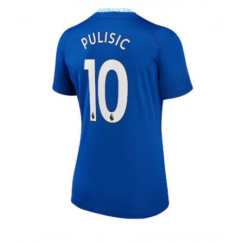 Fotbalové Dres Chelsea Christian Pulisic #10 Dámské Domácí 2022-23 Krátký Rukáv